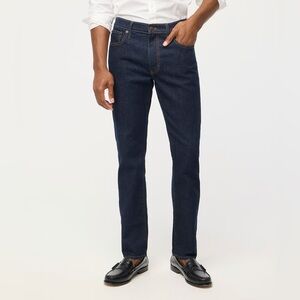 J. Crew Men’s Size 34 x 31.5 Straight Fit Signature Flex Dark Rinse Jeans
